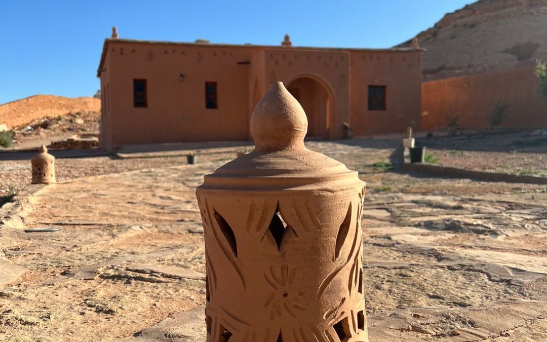 luminaire Luminaire en pierre style artisanal berber